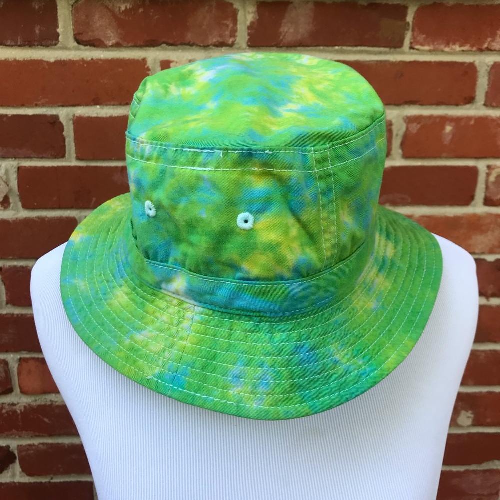 Port Authority green/blue tie dye hat L/XL unisex